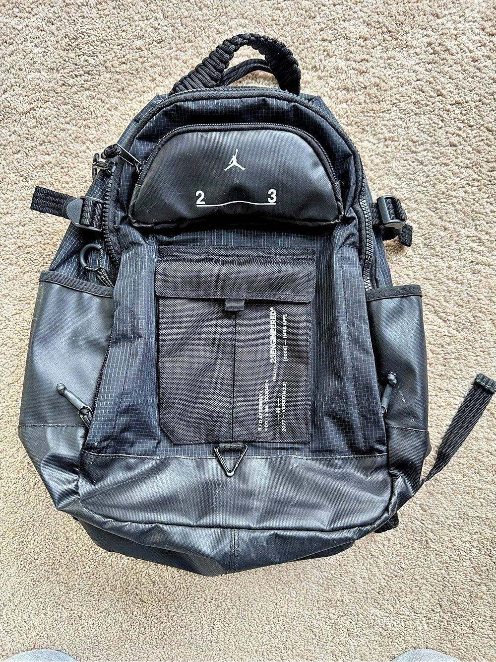 Jordan 23 Black Backpack